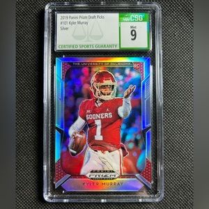 2019 Panini Prizm DP Silver Kyler Murray Rookie RC #101 CSG 9 Mint Cardinals